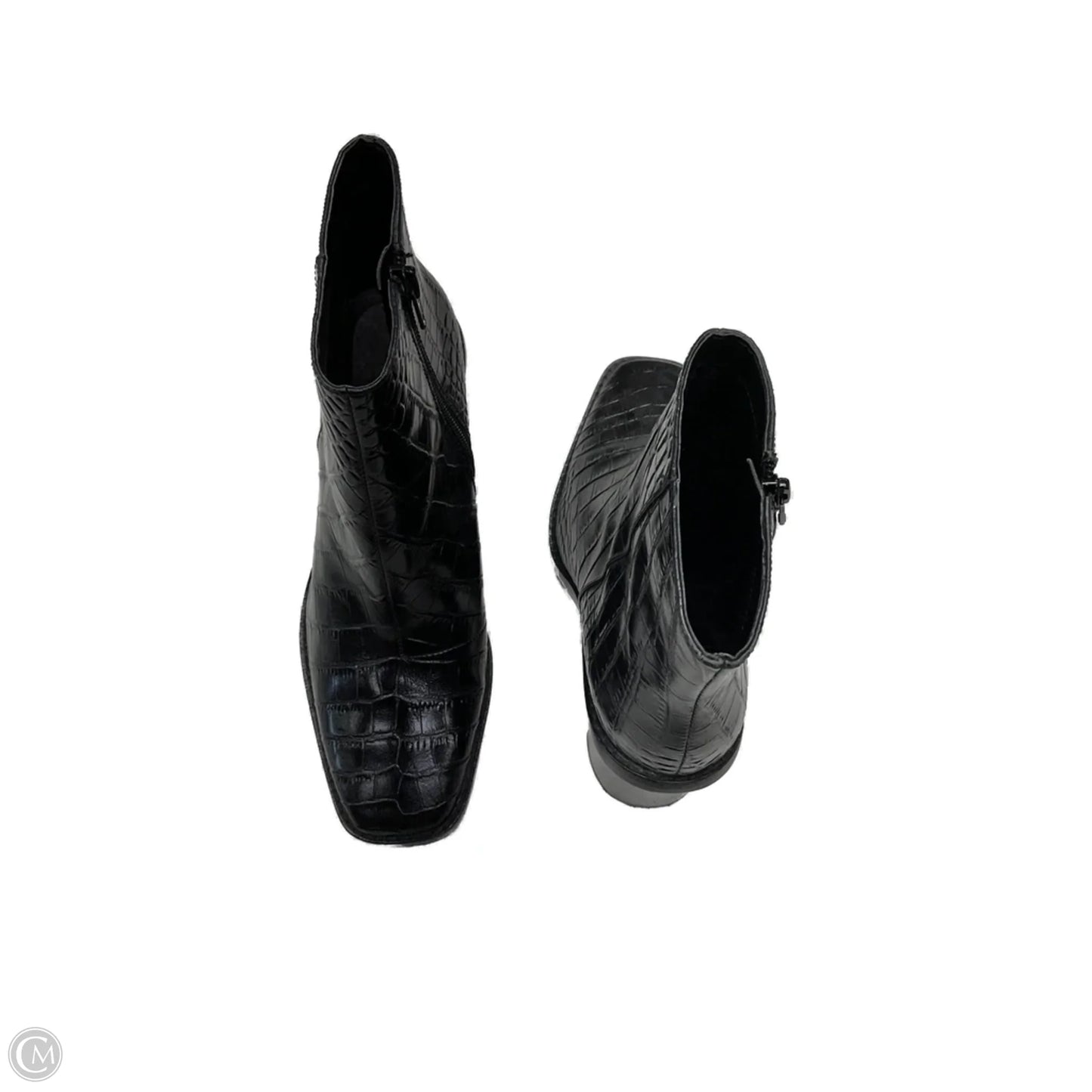Boots Ankle Heels By Gibson And Latimer In Black, Size: 6