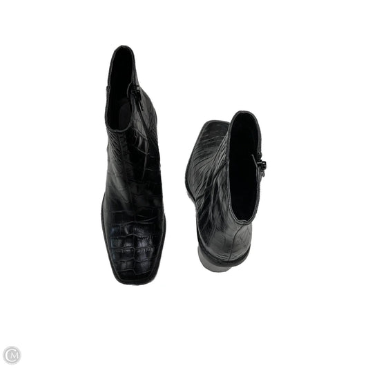 Boots Ankle Heels By Gibson And Latimer In Black, Size: 6