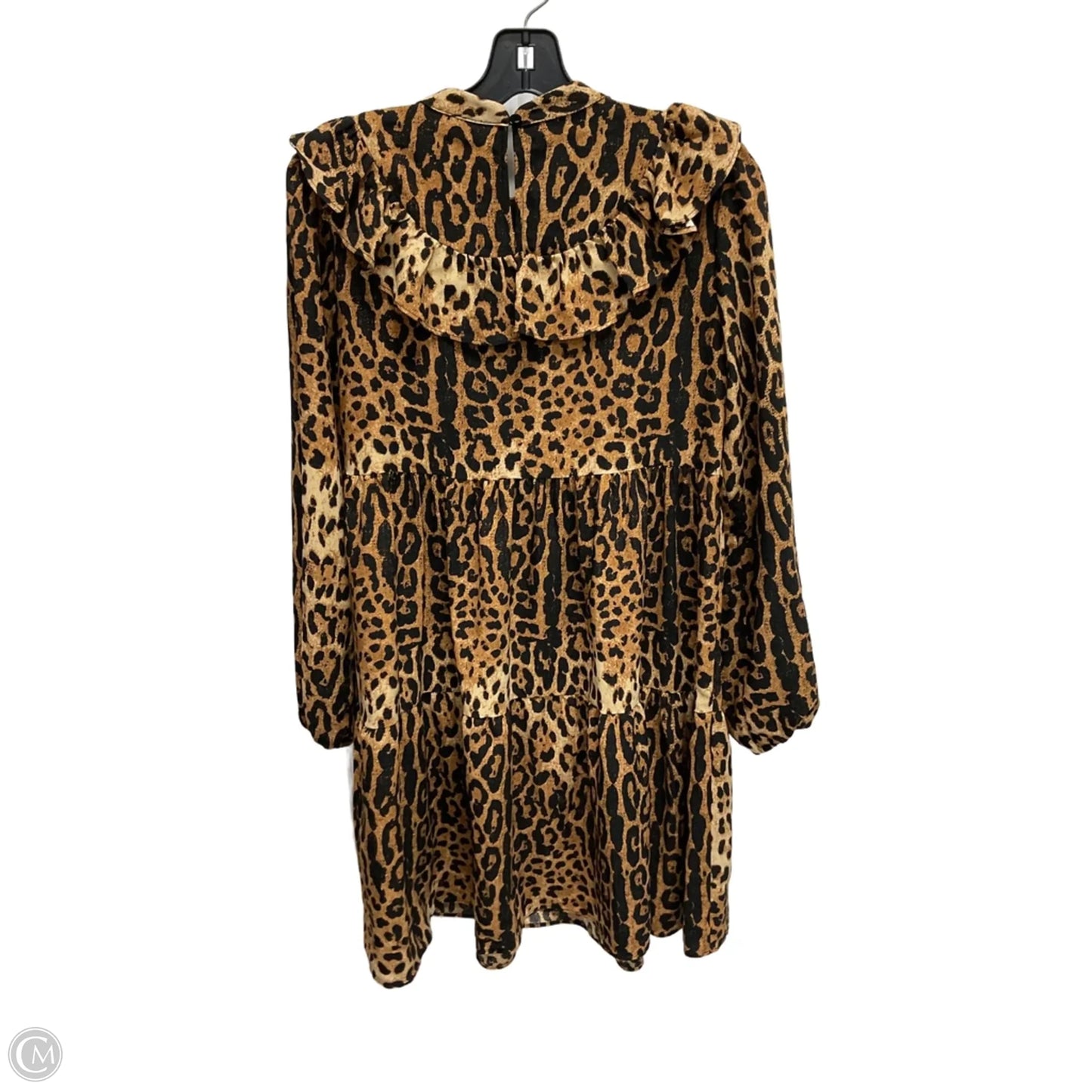 Dress Casual Midi By Scoop In Animal Print, Size: S