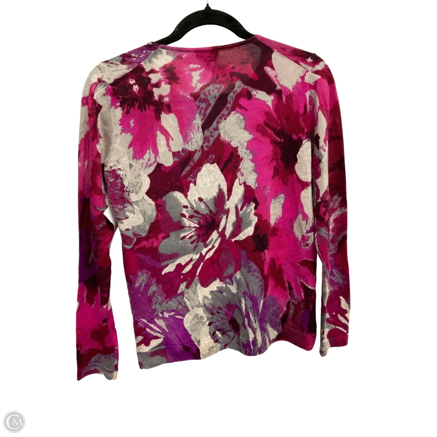 Sweater By Talbots In Floral Print, Size: M
