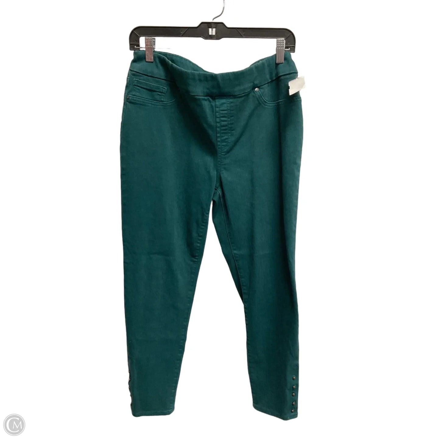 Pants Cropped By Chicos In Green, Size: S