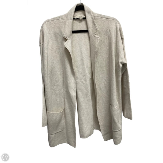 Cardigan By Loft In Beige, Size: L