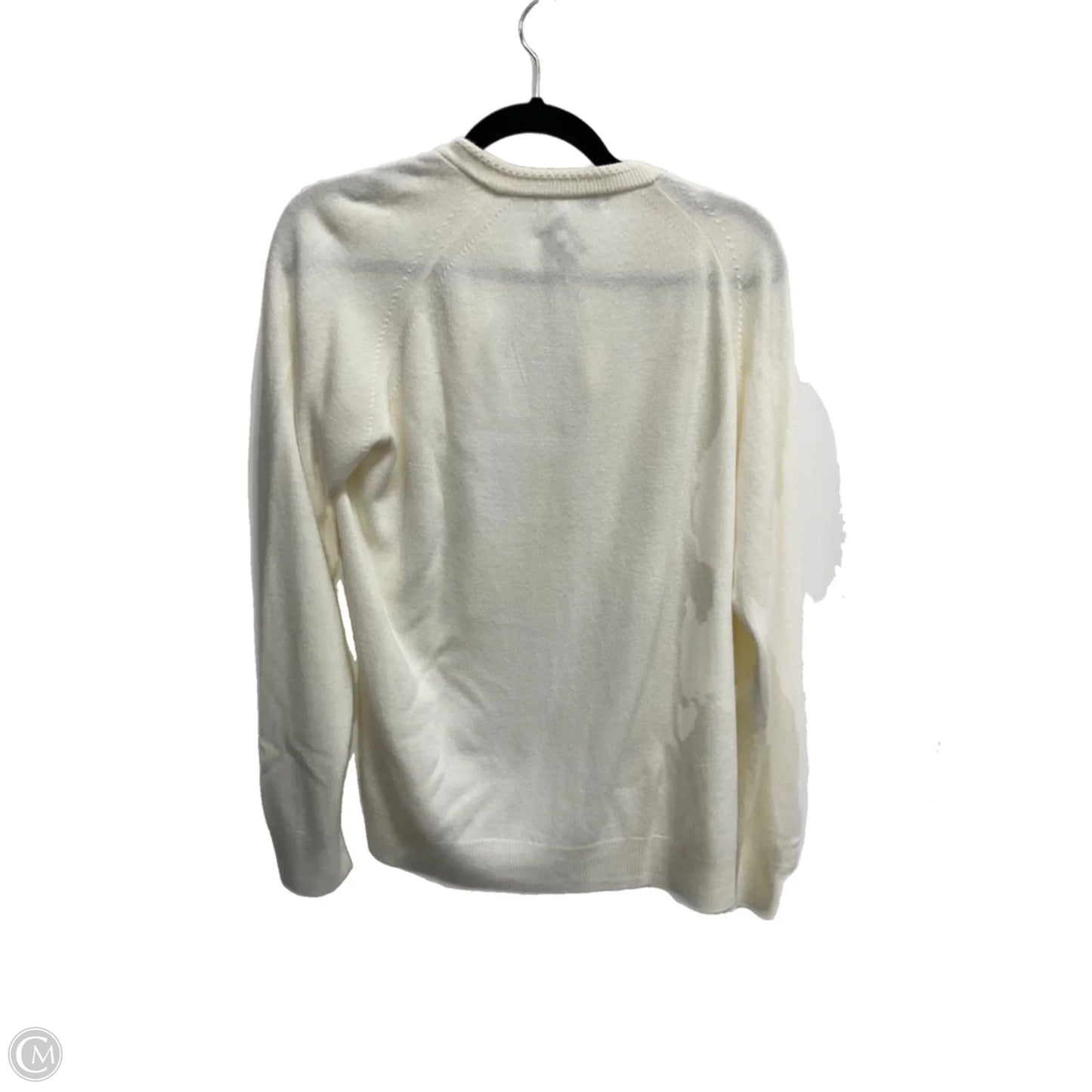 Sweater Cardigan By Mercer Street In White, Size: L