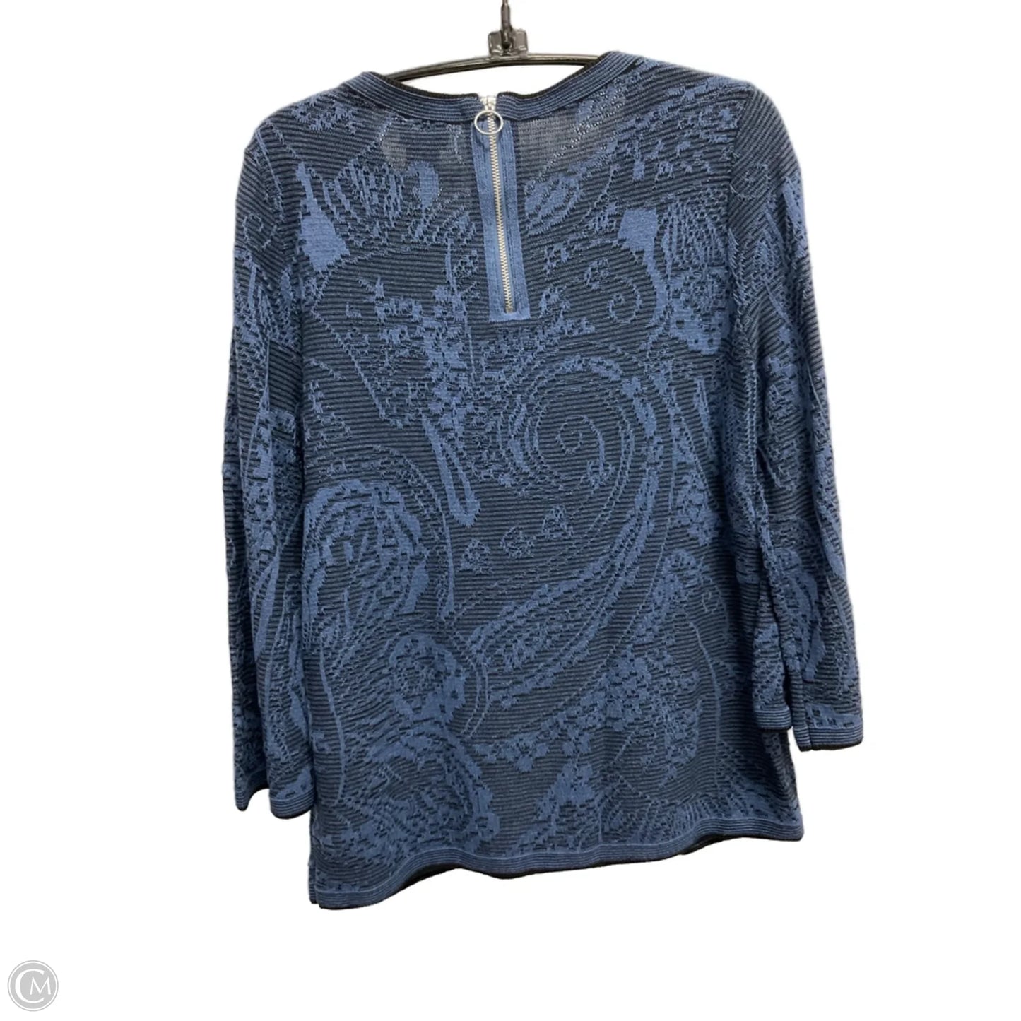 Sweater By Chicos In Blue, Size: Xs