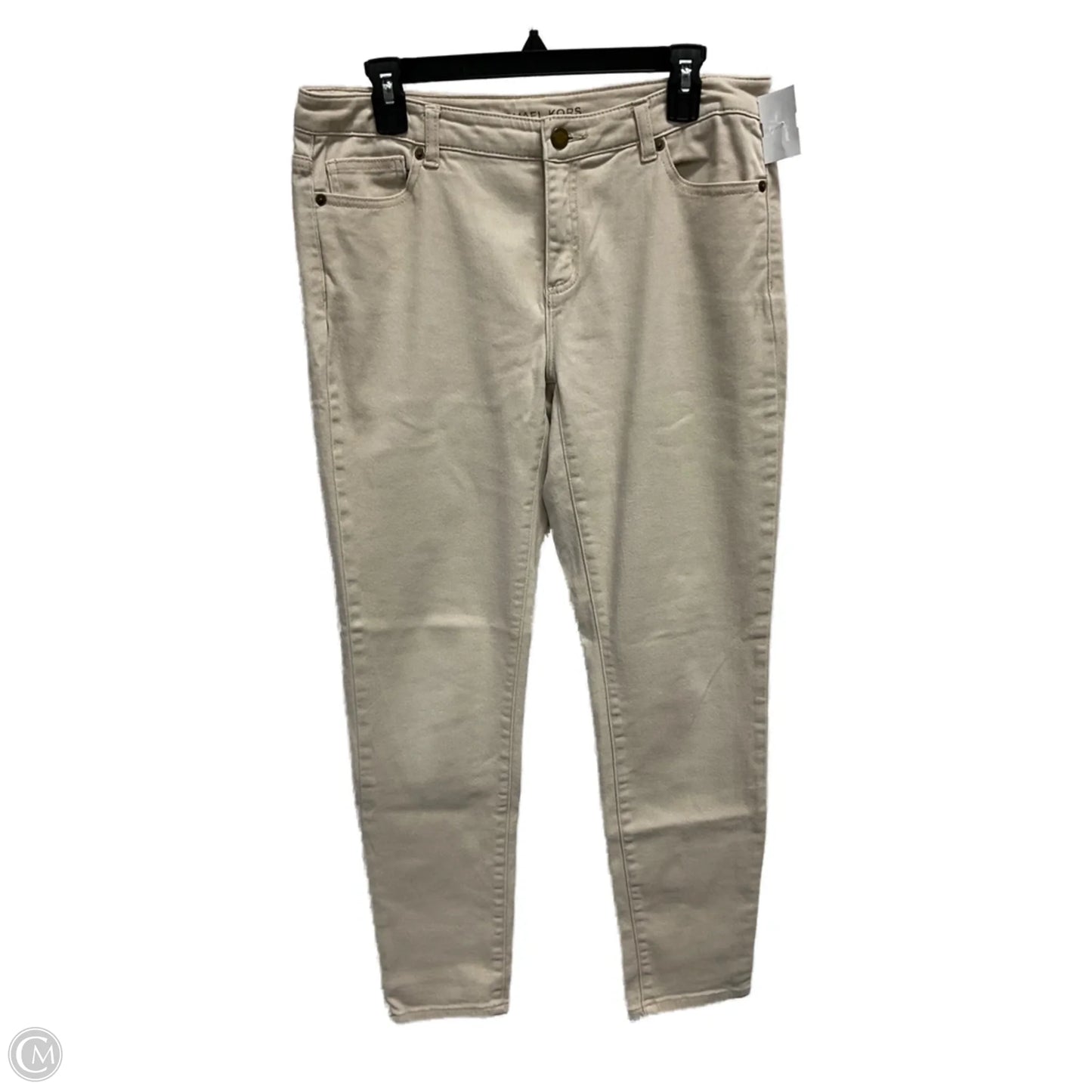 Jeans Designer By Michael Kors In Tan, Size: 8