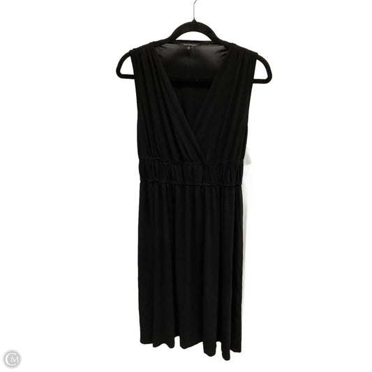 Dress Casual Midi By Clothes Mentor In Black, Size: L