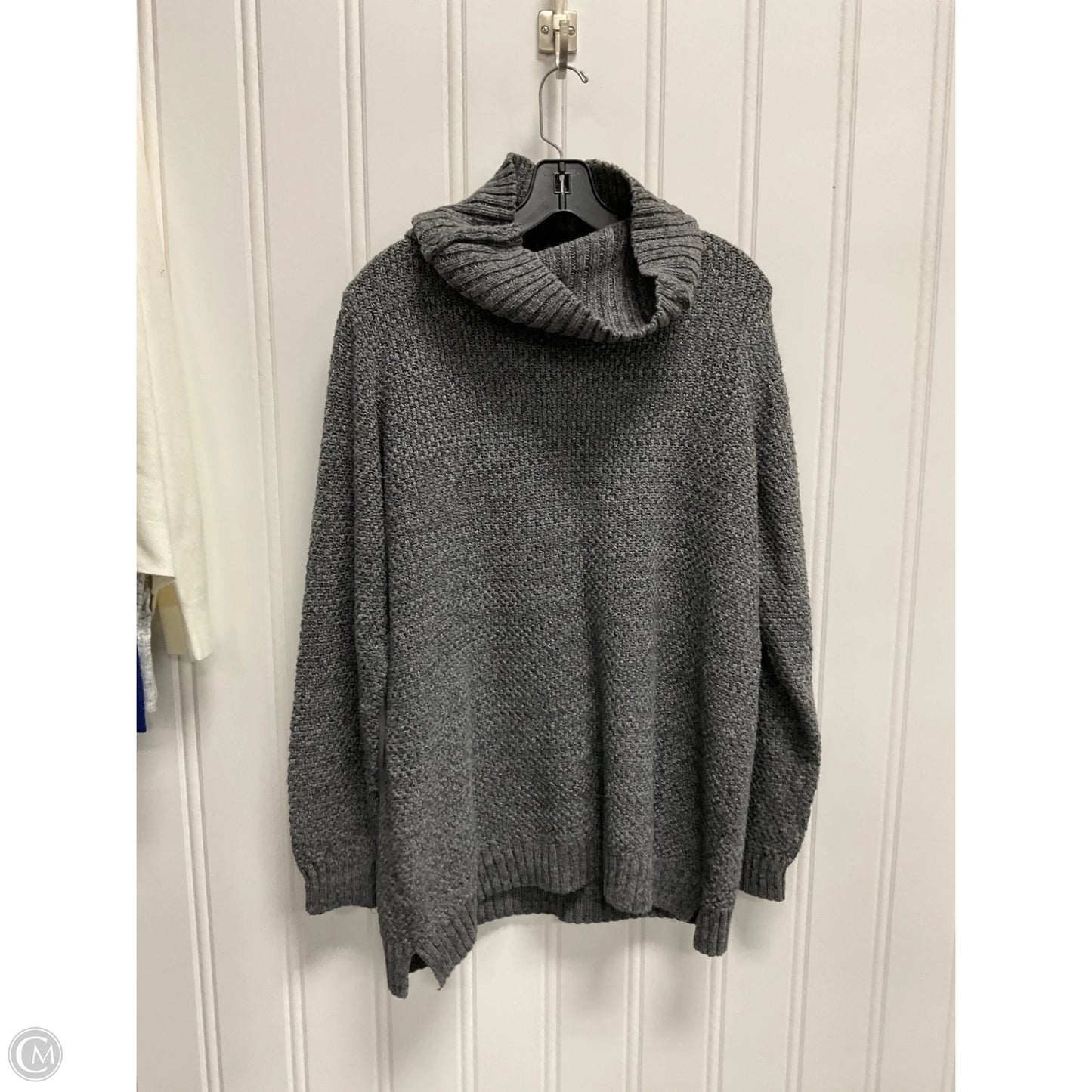 Sweater By Hilary Radley In Grey, Size: Xl