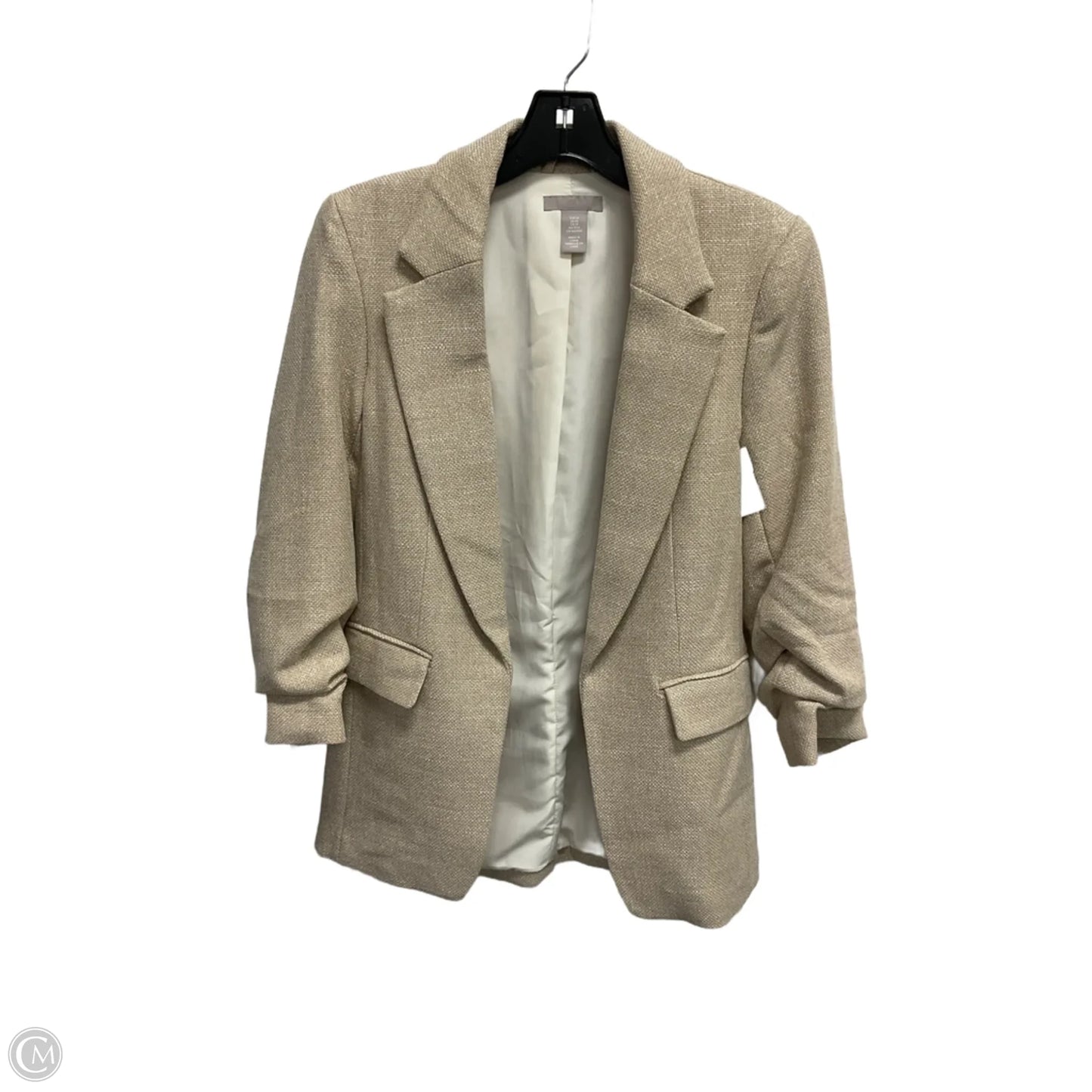 Blazer By H&m In Tan, Size: Xs