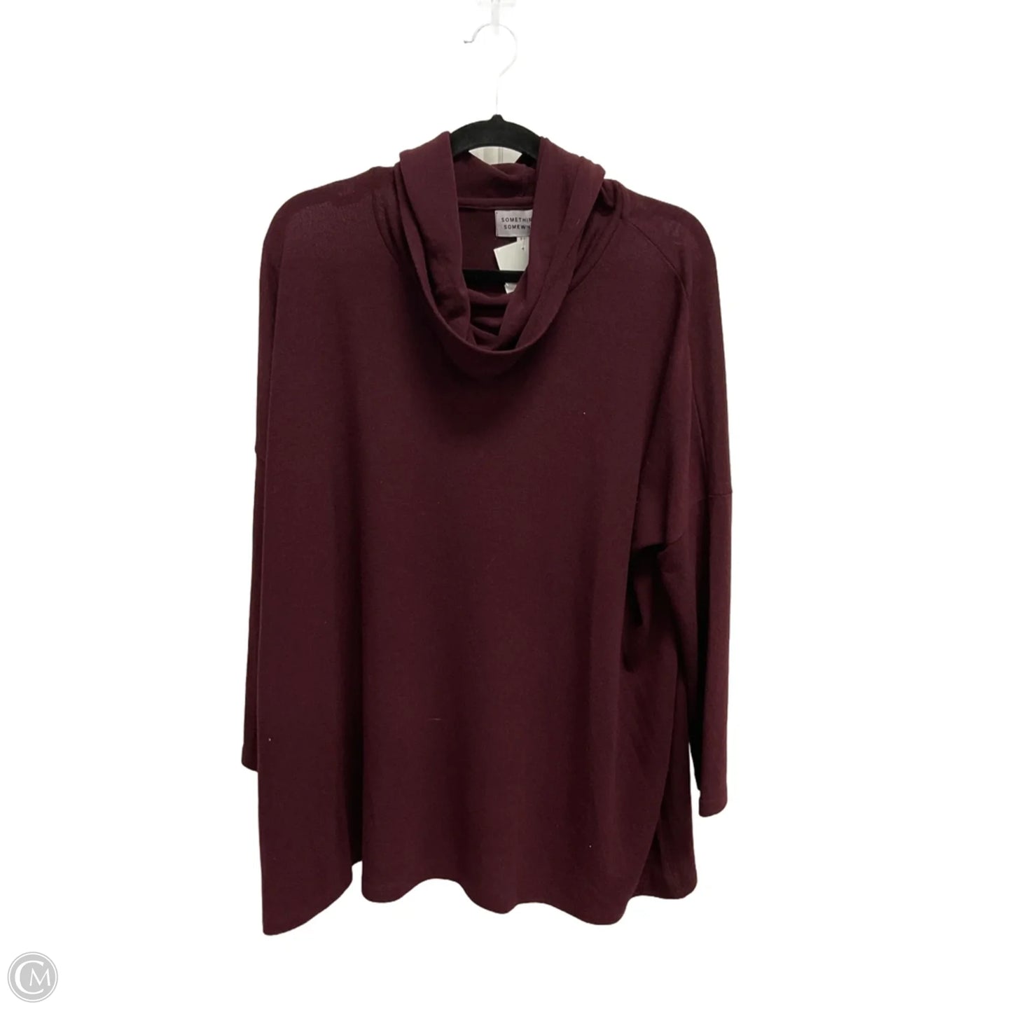 Sweater By Clothes Mentor In Maroon, Size: S