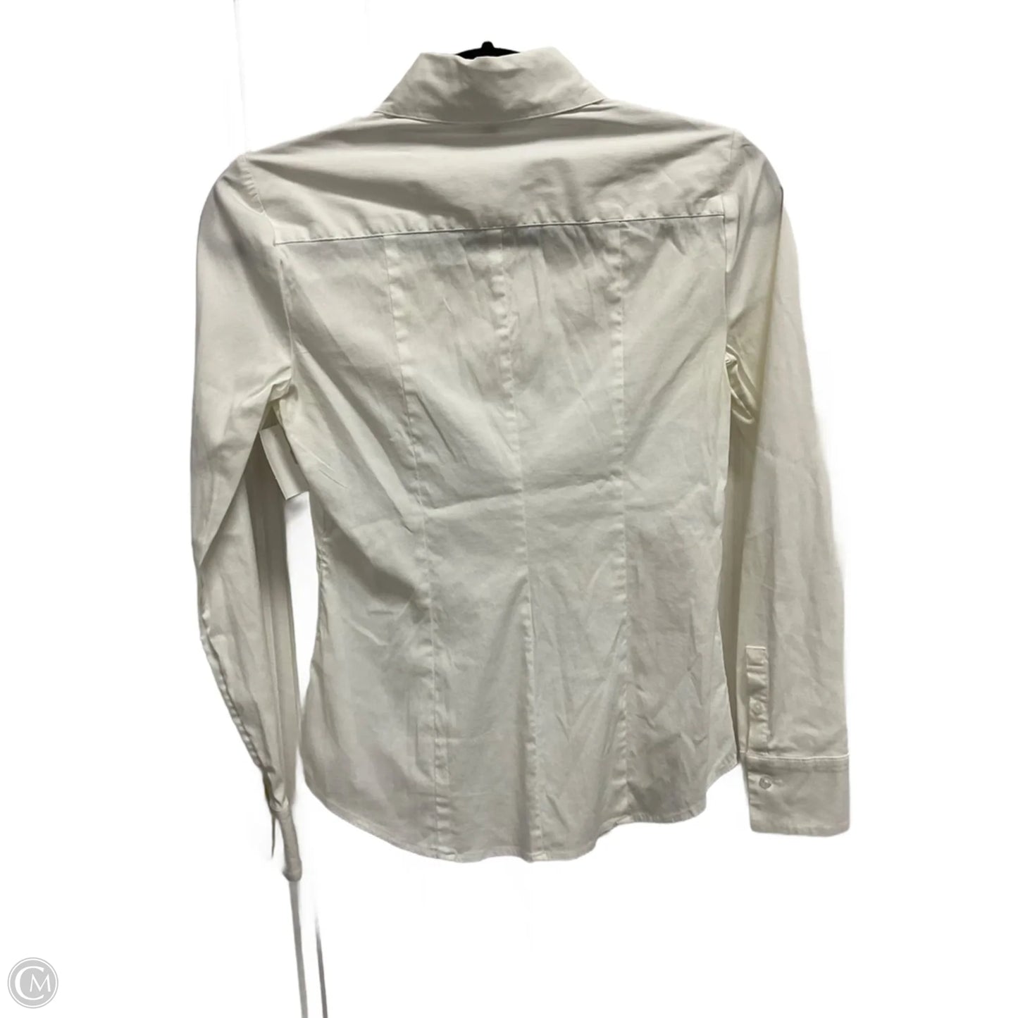 Top Long Sleeve By White House Black Market In White, Size: 0