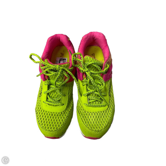 Shoes Athletic By Fila In Yellow, Size: 5