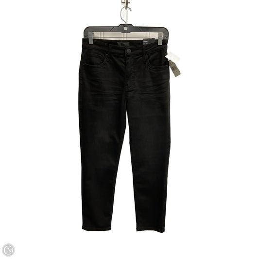 Jeans Straight By Kut In Black, Size: 2