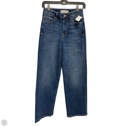 Jeans Wide Leg By Hidden In Blue, Size: 4