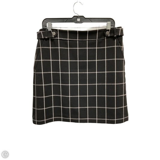 Skirt Mini & Short By Loft In Plaid Pattern, Size: 10