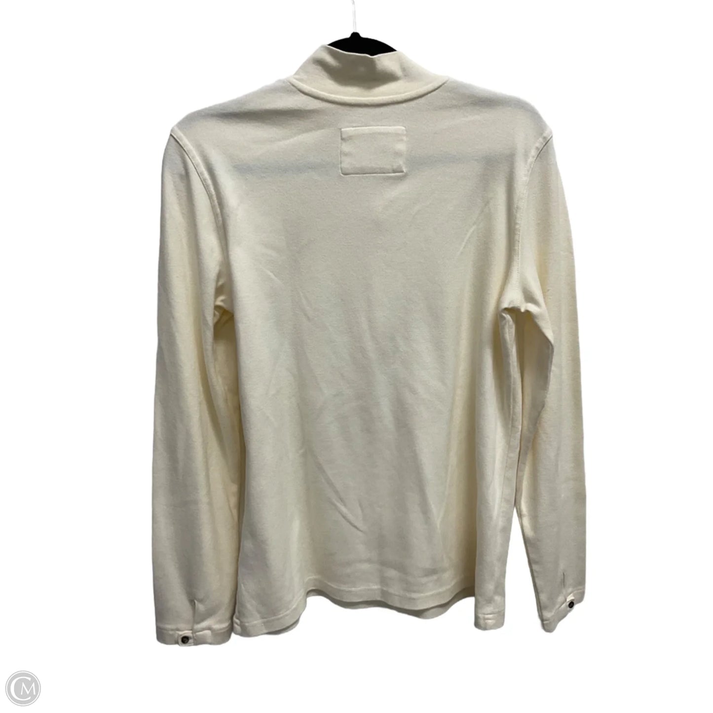 Top Long Sleeve By Natural Reflections In Beige, Size: M