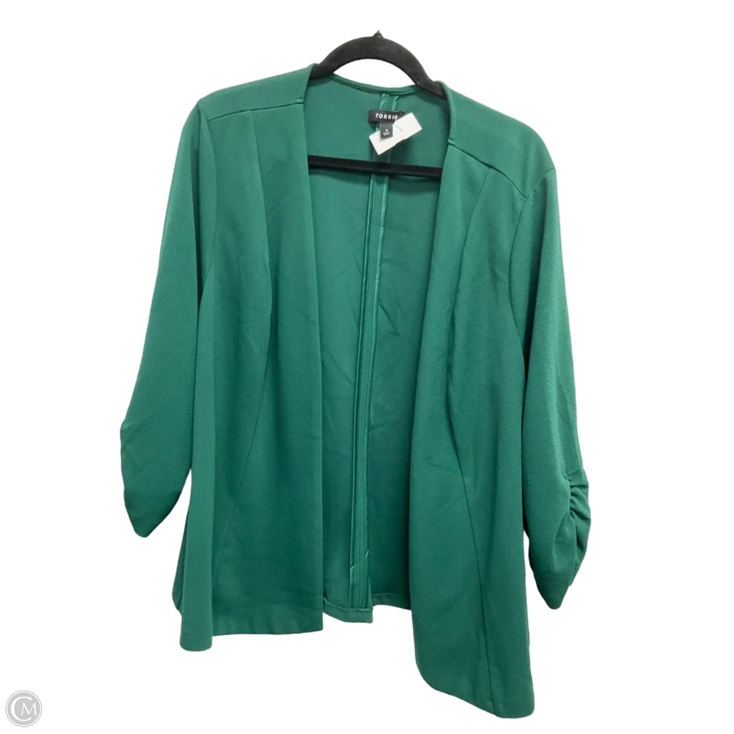 Blazer By Torrid In Green, Size: Xxl