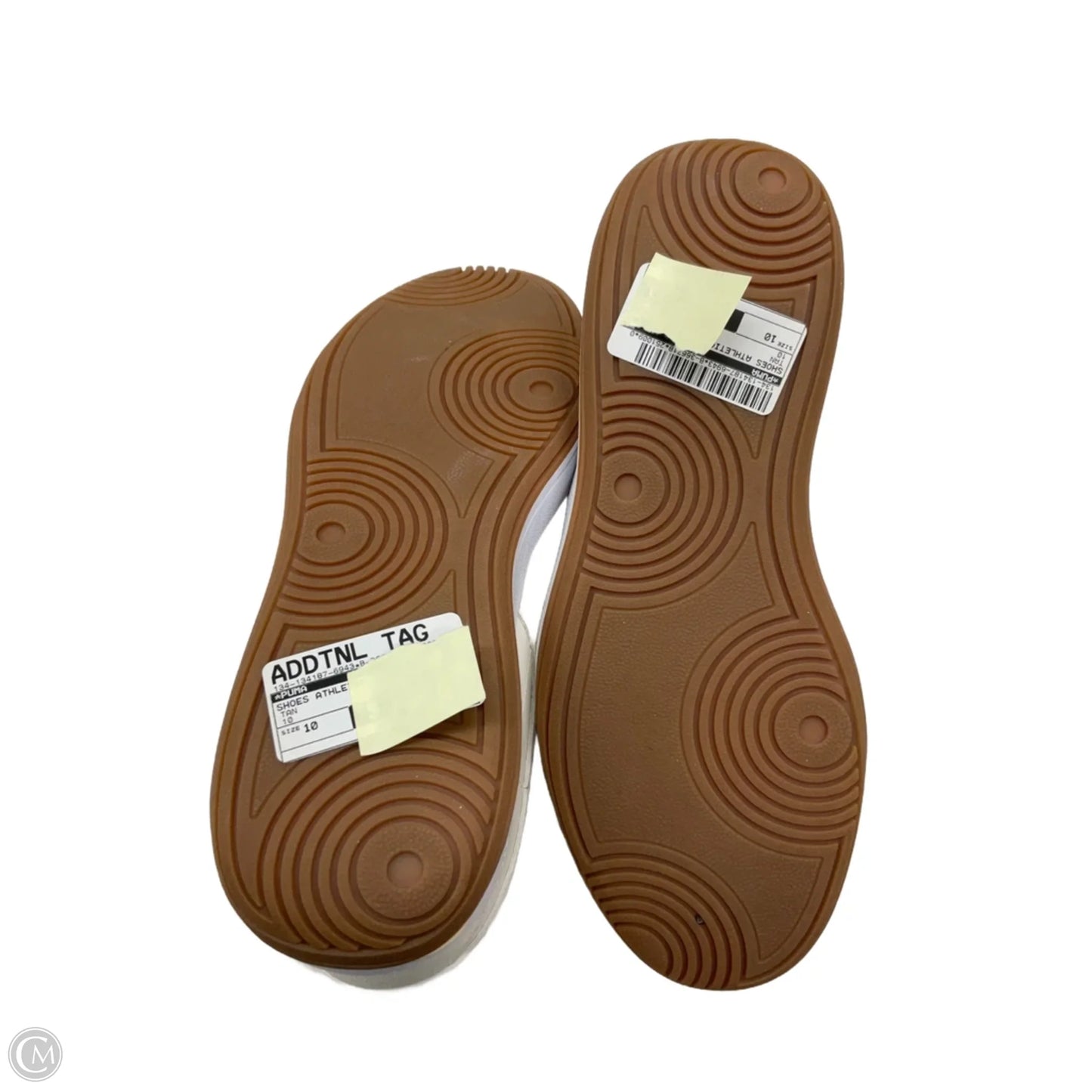 Shoes Athletic By Puma In Tan, Size: 10