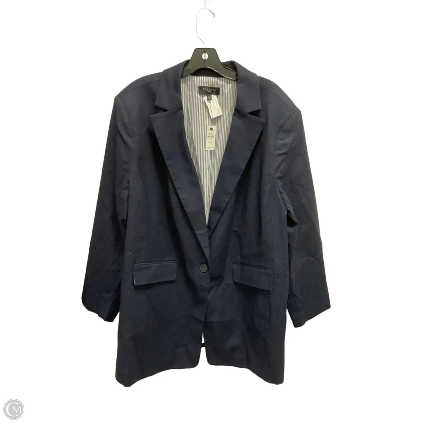 Blazer By Talbots In Navy, Size: 18