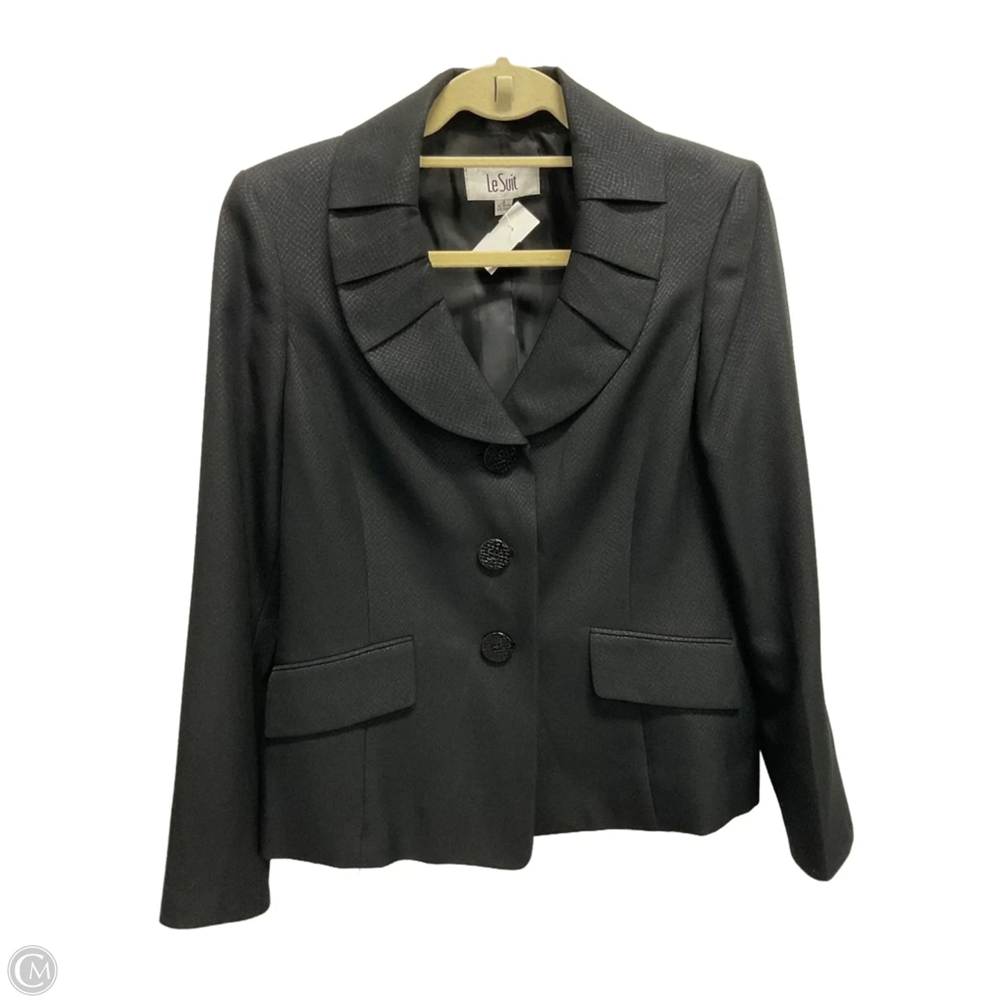 Blazer By Le Suit In Black, Size: 6