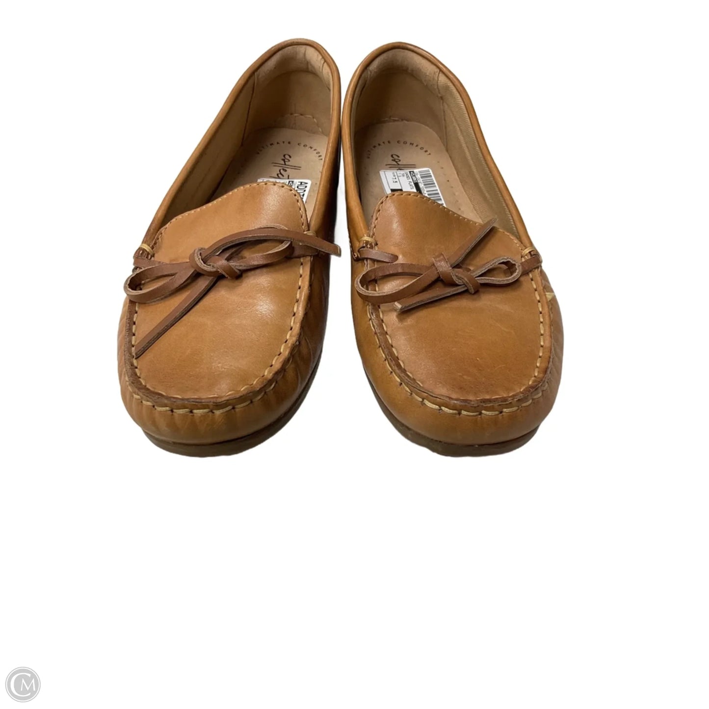 Shoes Flats By Clarks In Tan, Size: 7.5
