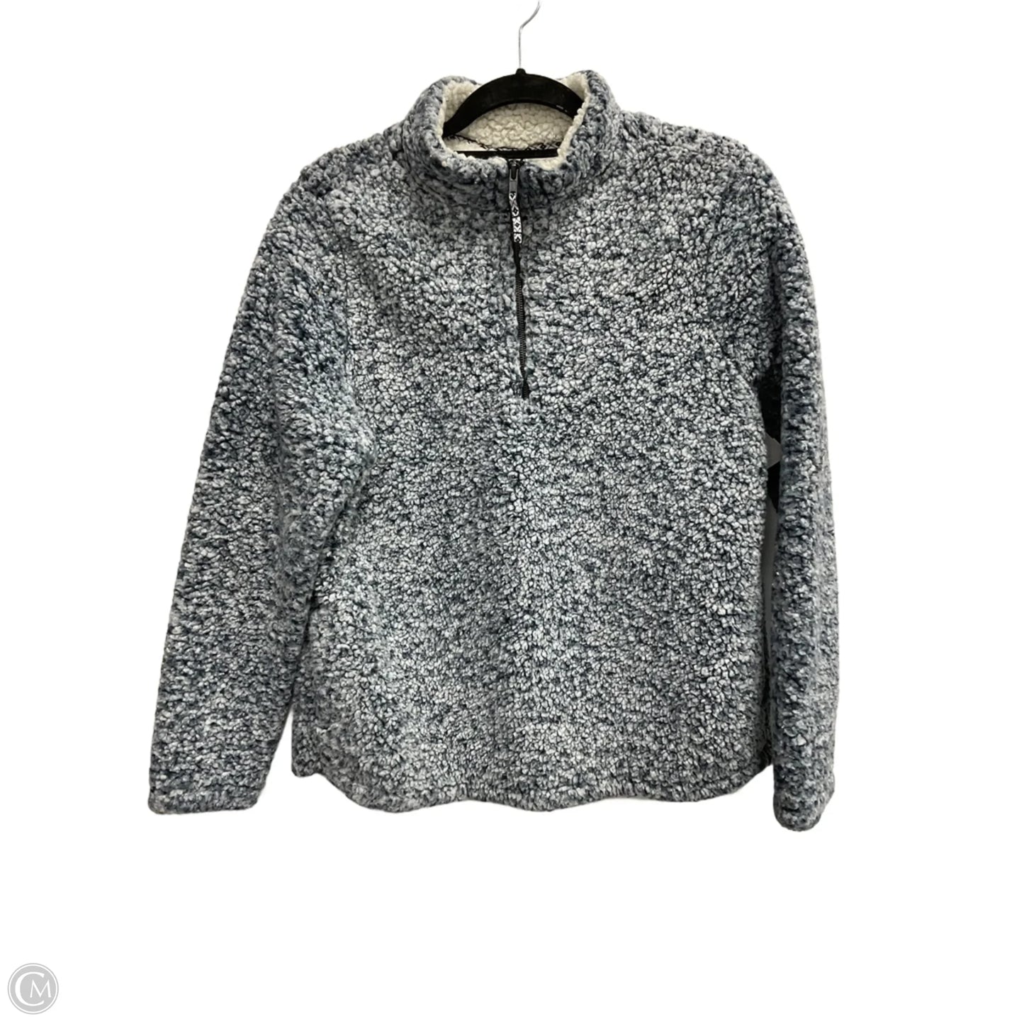 Jacket Fleece By Time And Tru In Blue, Size: L