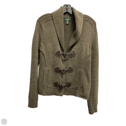 Sweater Cardigan By Lauren By Ralph Lauren In Brown, Size: Mp