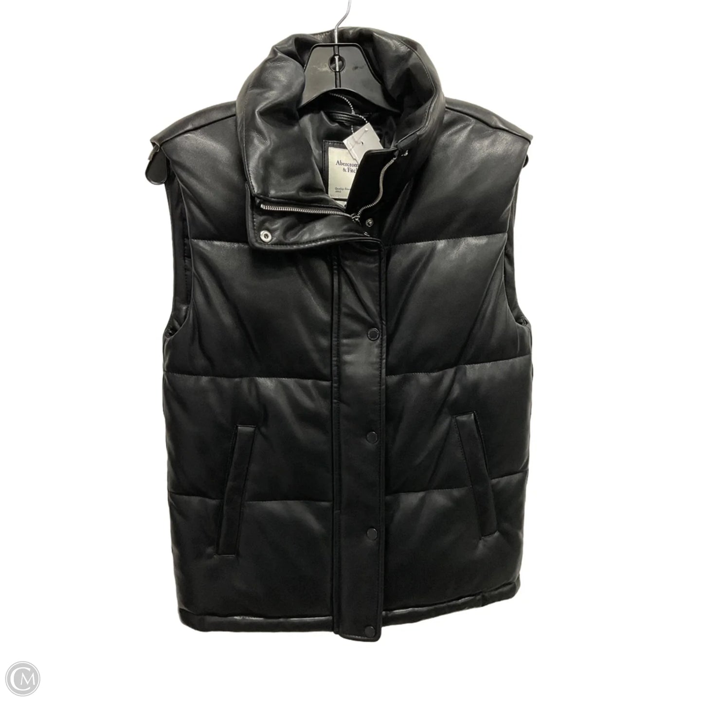 Vest Puffer & Quilted By Abercrombie And Fitch In Black, Size: Xxs