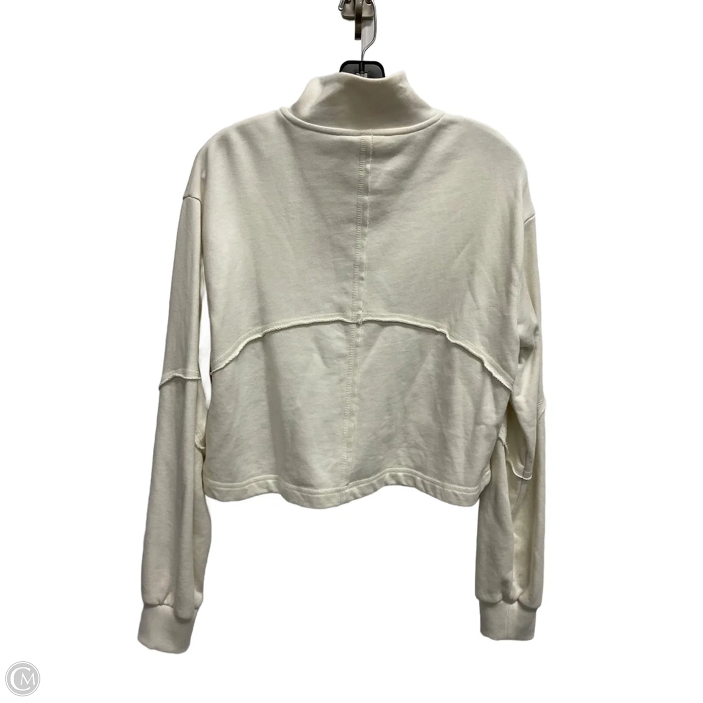 Sweatshirt Collar By Sweaty Betty In Cream, Size: S