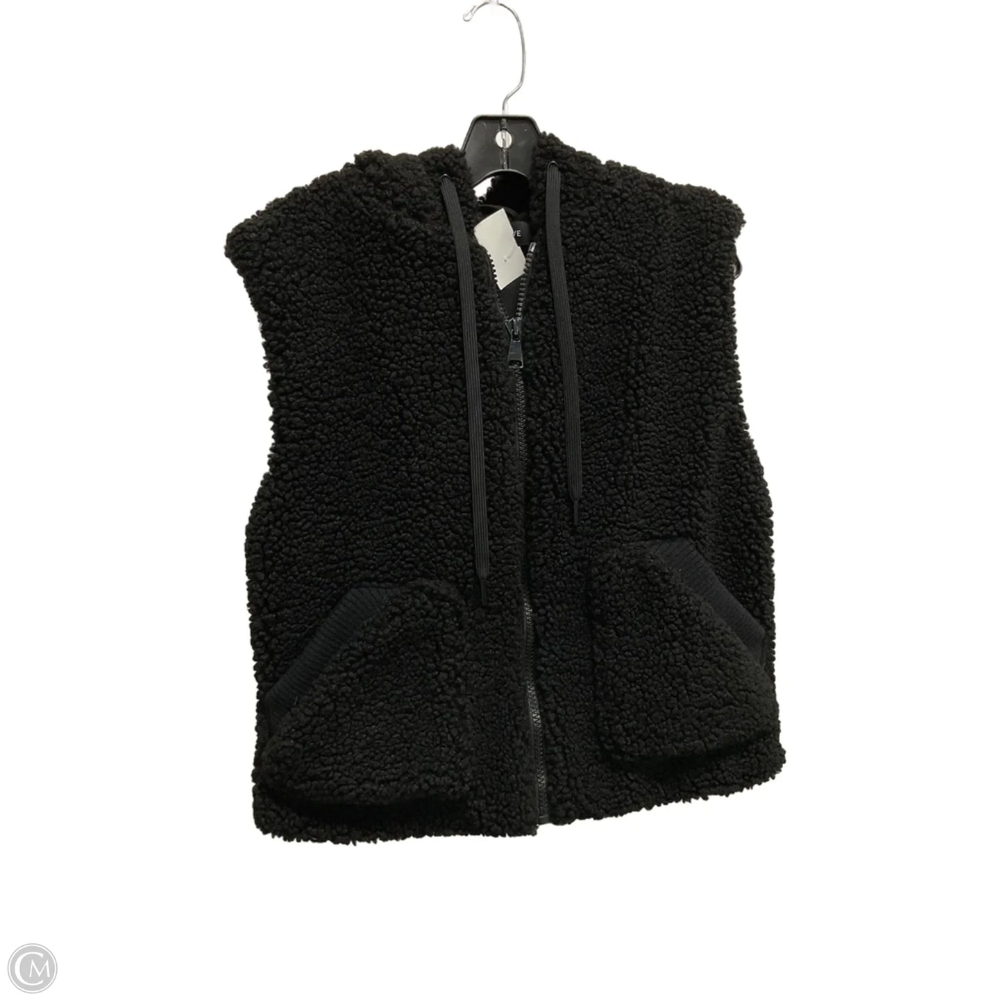 Vest Faux Fur & Sherpa By Evereve In Black, Size: S