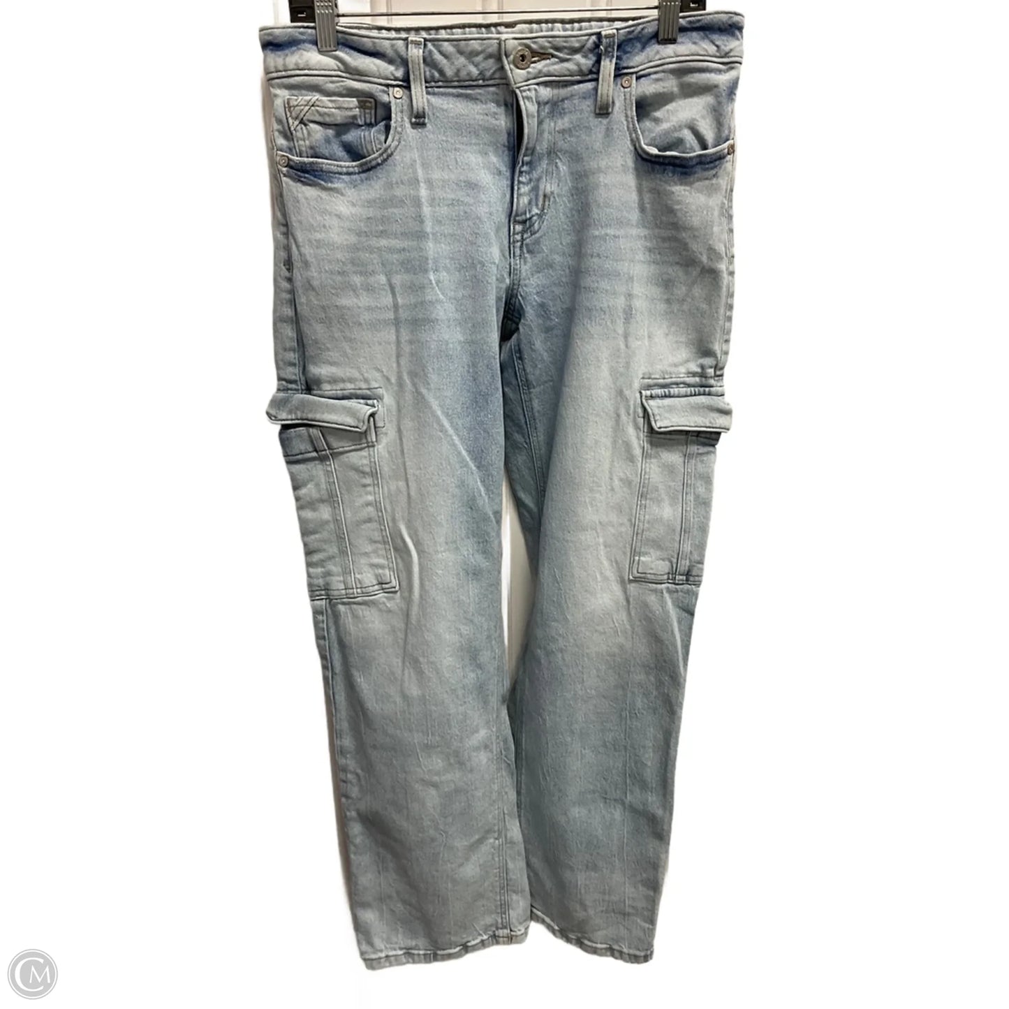 Jeans Wide Leg By Edgely In Blue, Size: 10