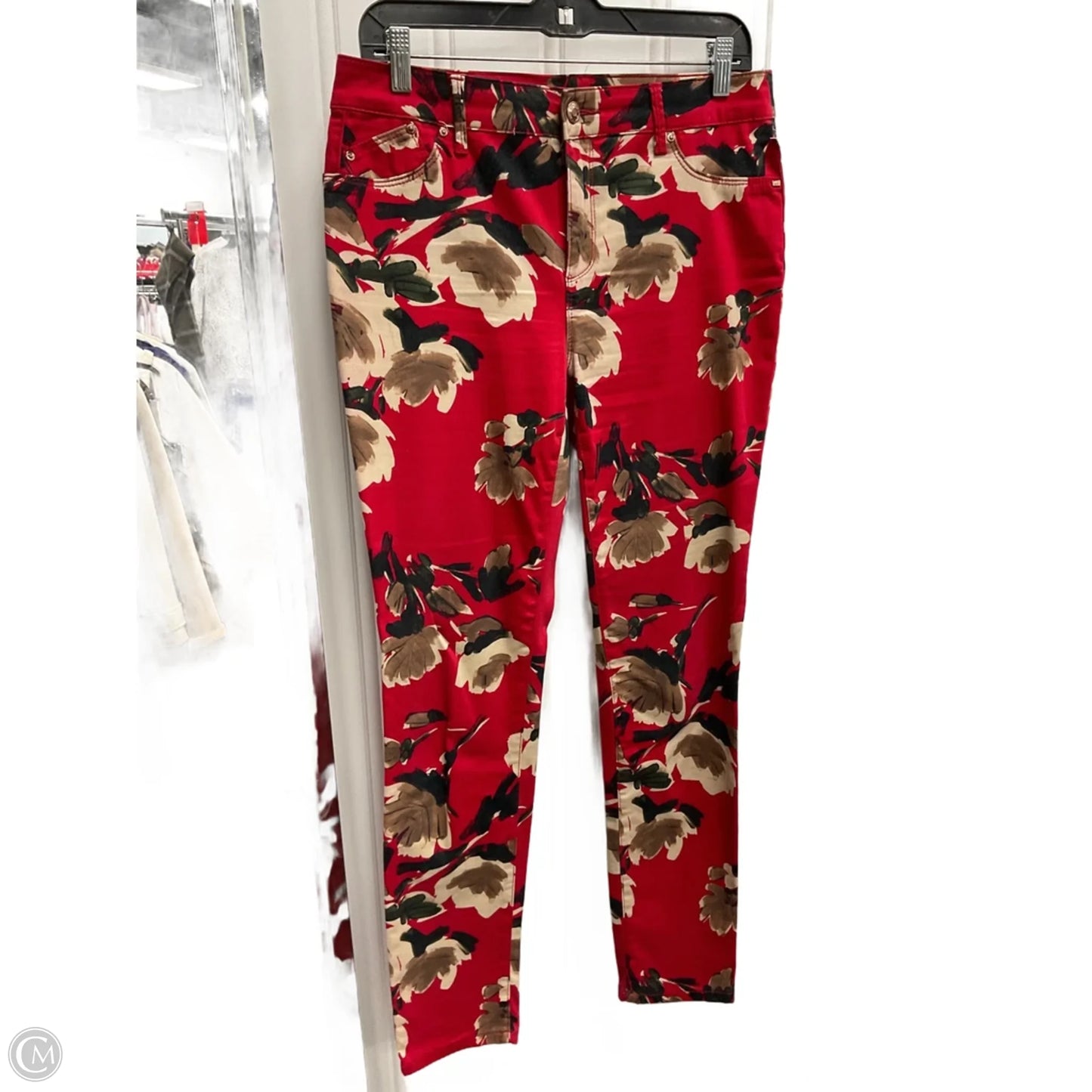 Pants Chinos & Khakis By Chicos In Floral Print, Size: Xs