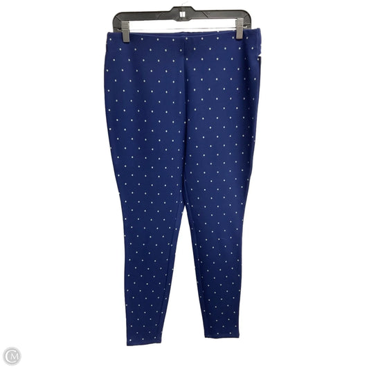 Pants Leggings By Chicos In Navy, Size: M
