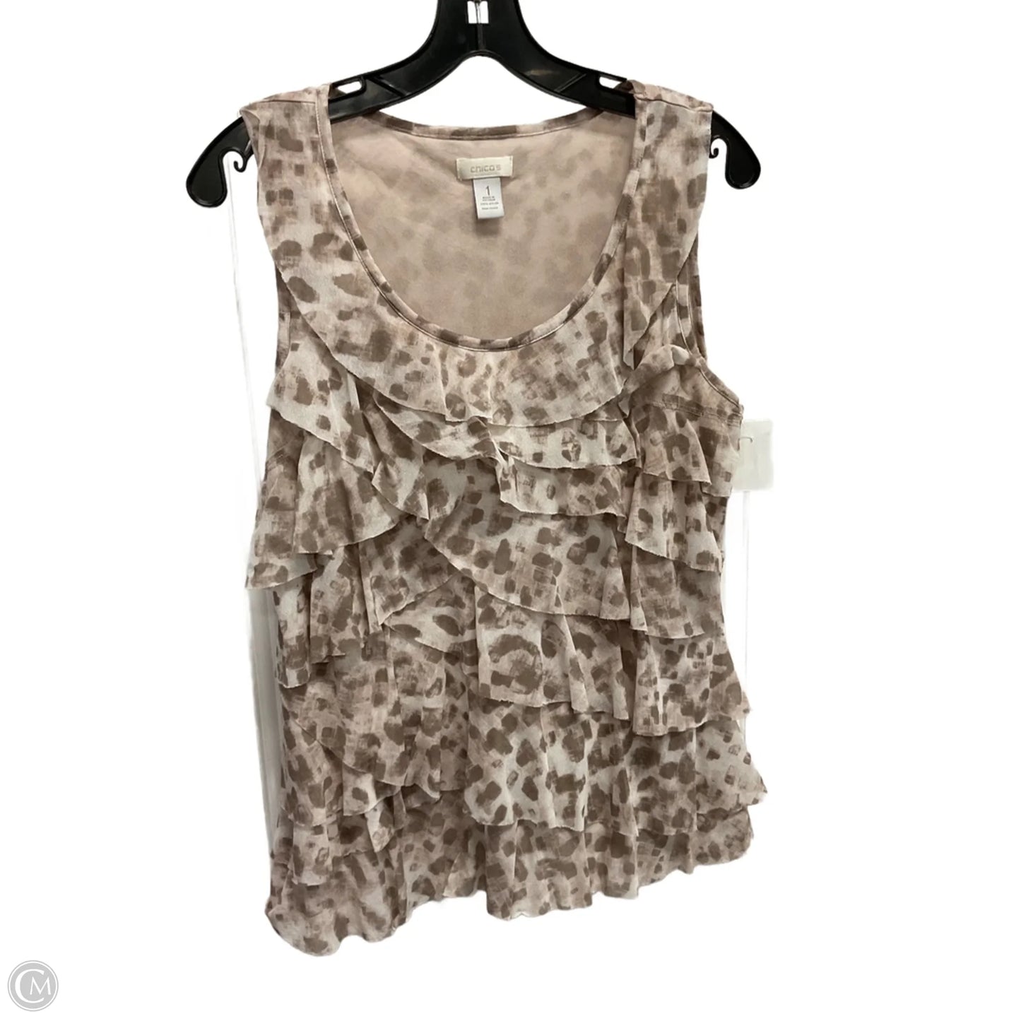 Tank Top By Chicos In Animal Print, Size: M
