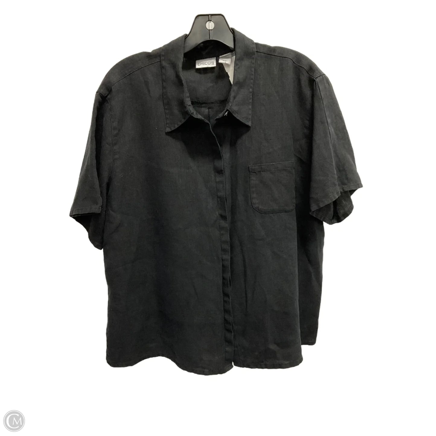 Top Short Sleeve By Chicos In Red, Size: Xl