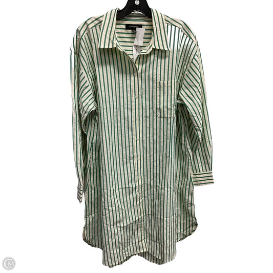Dress Casual Midi By Banana Republic In Striped Pattern, Size: Xl