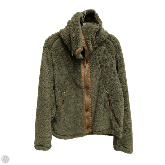 Jacket Faux Fur & Sherpa By Clothes Mentor In Green, Size: Xl