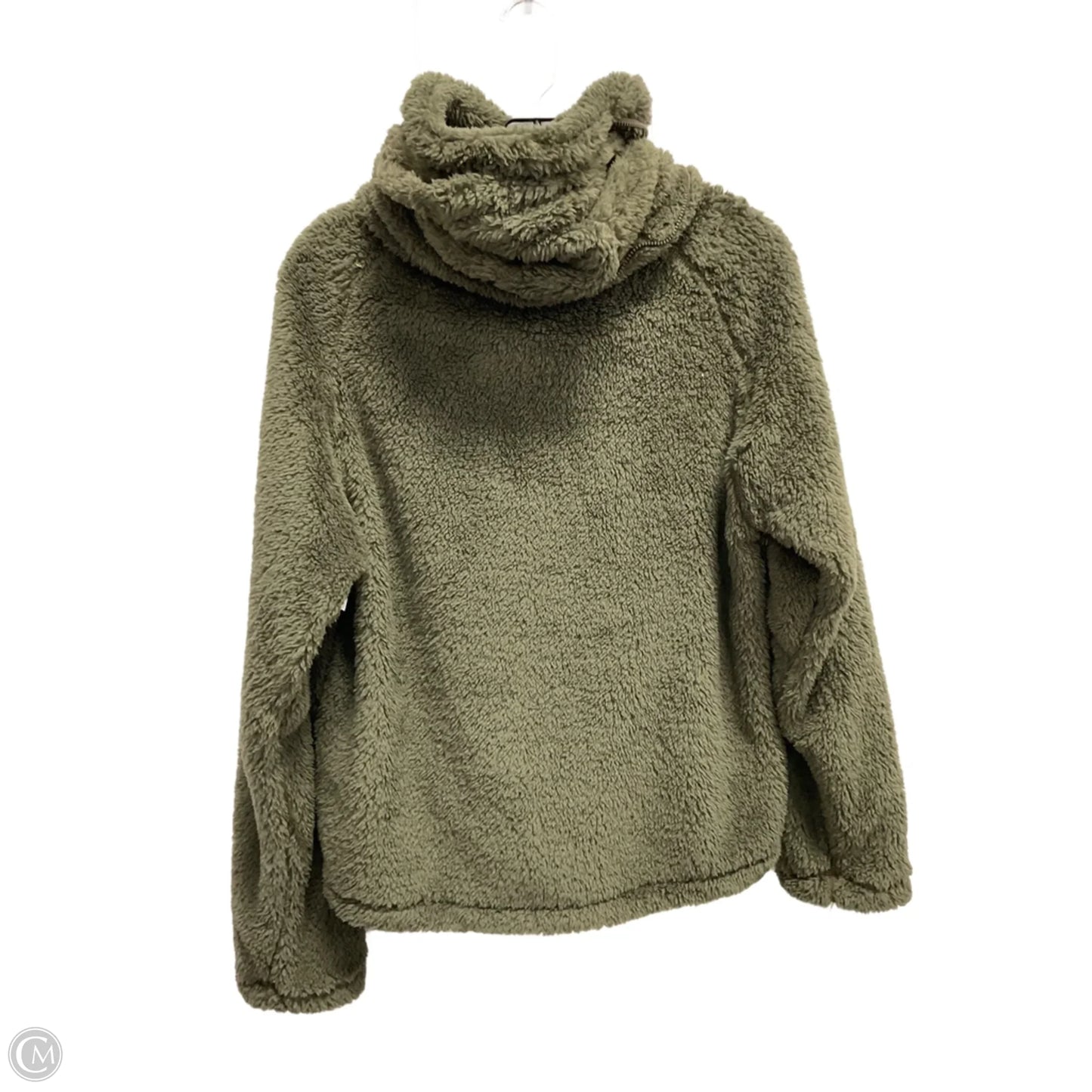 Jacket Faux Fur & Sherpa By Clothes Mentor In Green, Size: Xl