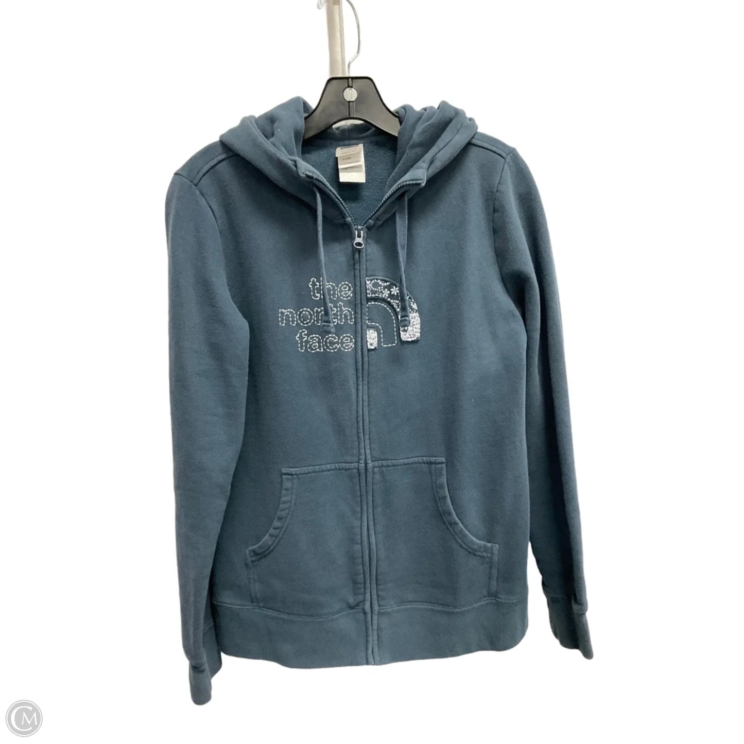 Athletic Jacket By The North Face In Blue, Size: L