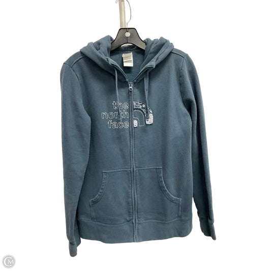 Athletic Jacket By The North Face In Blue, Size: L