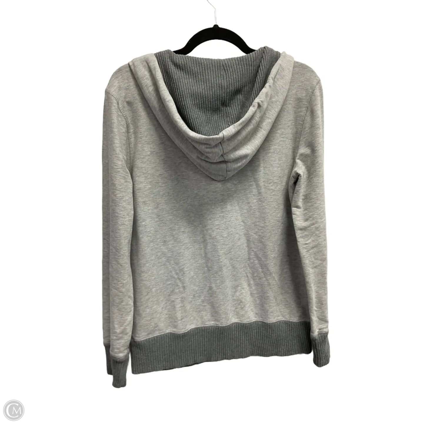 Sweatshirt Hoodie By Banana Republic In Grey, Size: M