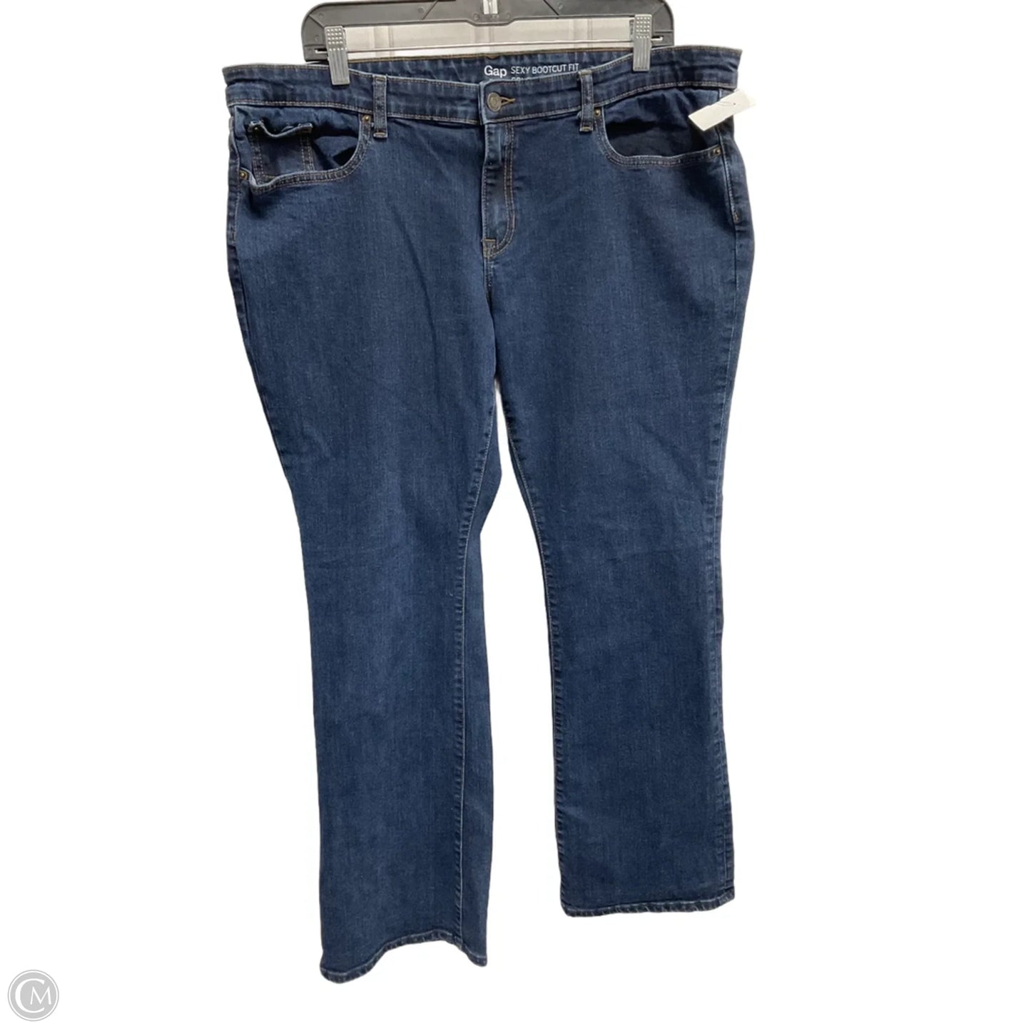 Jeans Boot Cut By Gap In Blue, Size: 18