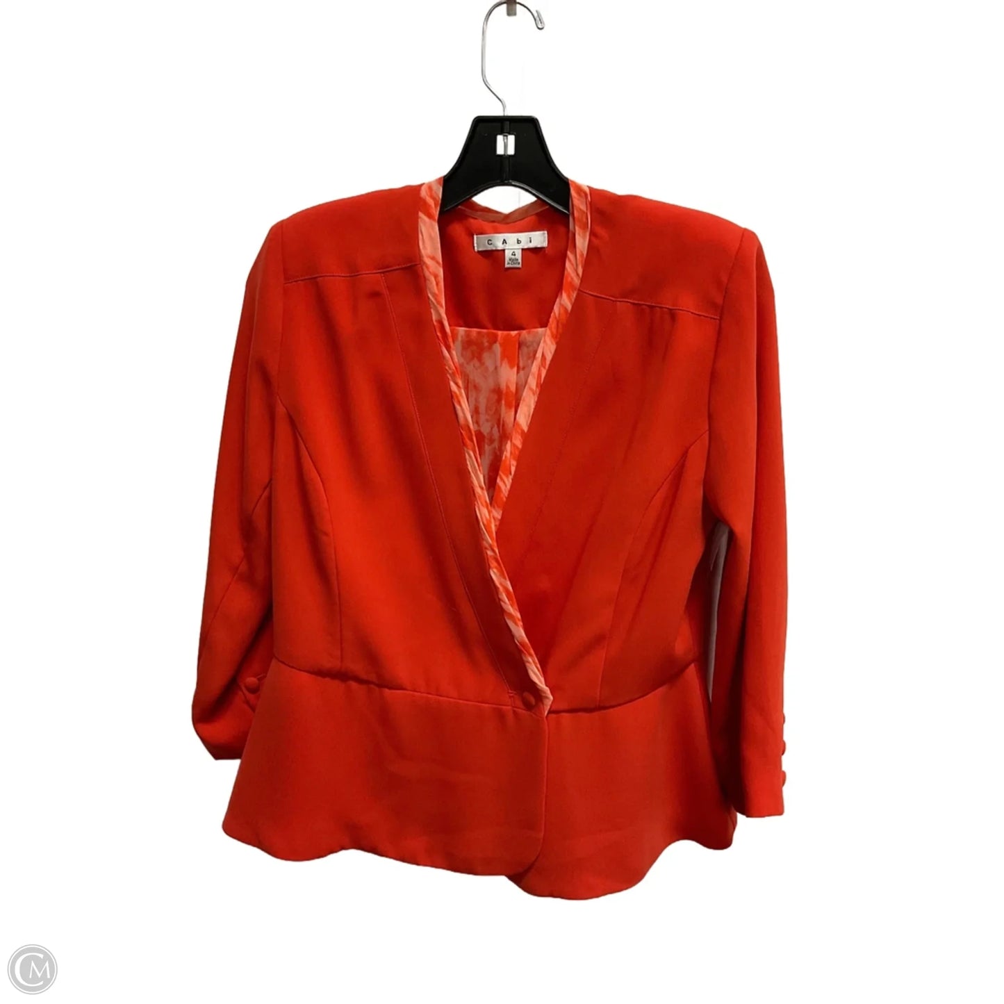 Blazer By Cabi In Orange, Size: 4