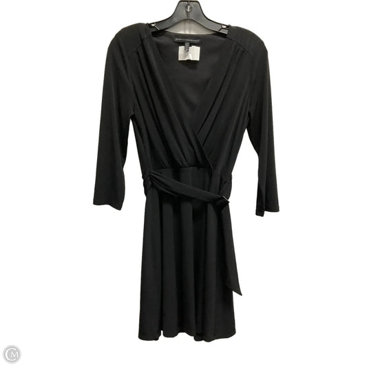 Dress Casual Midi By White House Black Market In Black, Size: 2