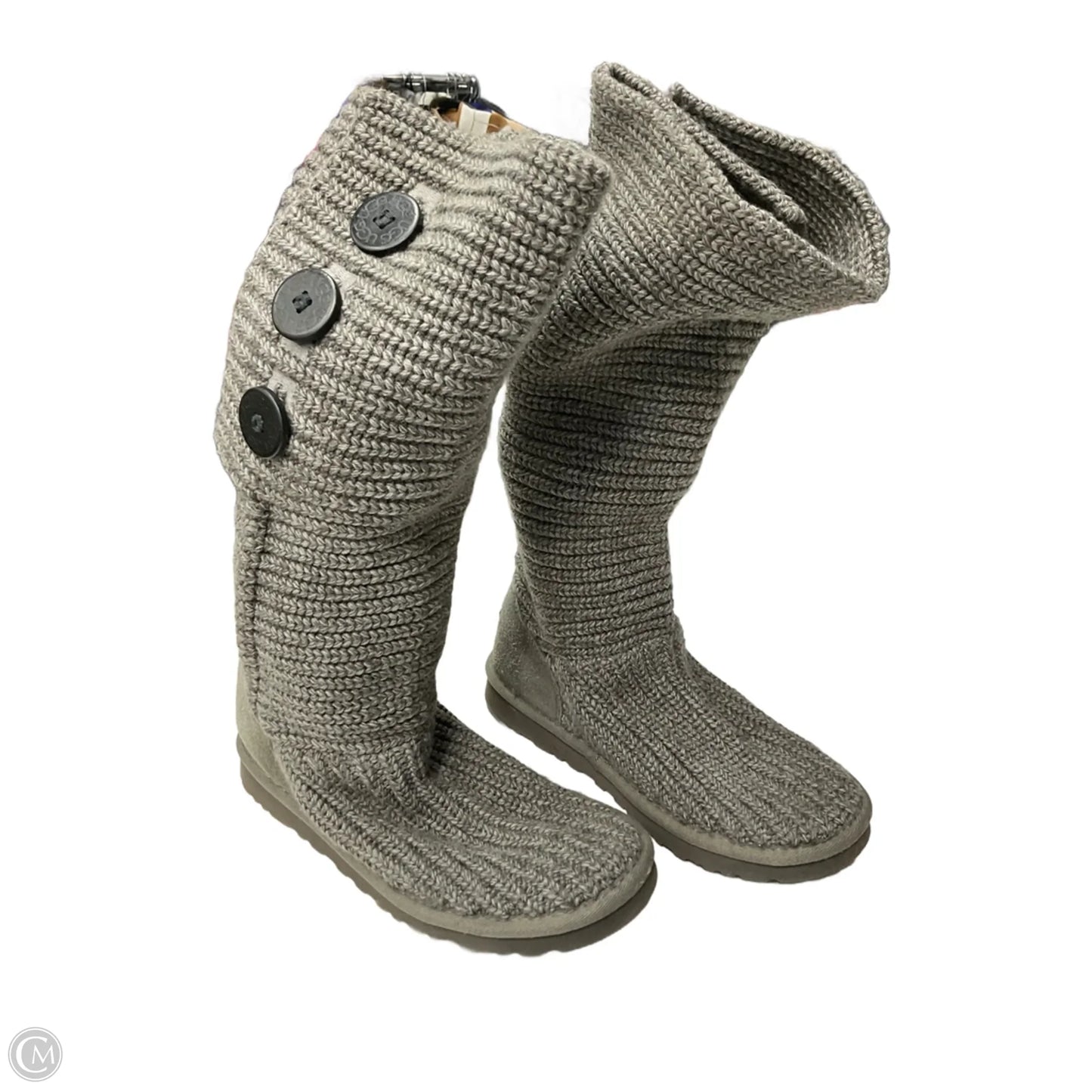 Boots Designer By Ugg In Grey, Size: 7