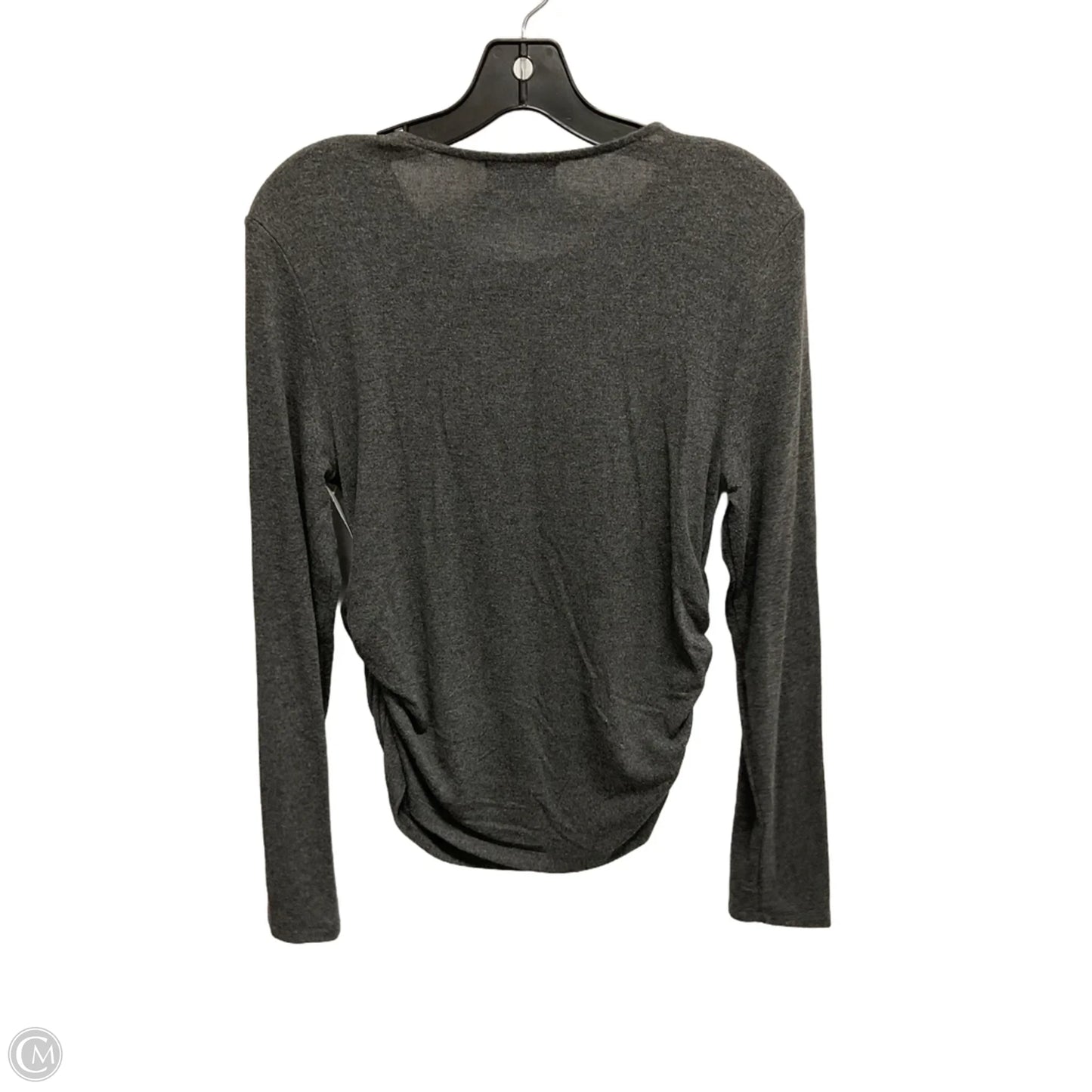 Top Long Sleeve By Banana Republic In Grey, Size: L