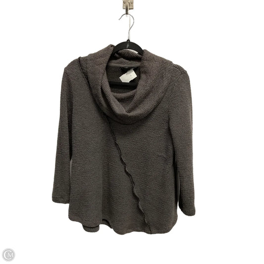 Sweater By Ali Miles In Grey, Size: L