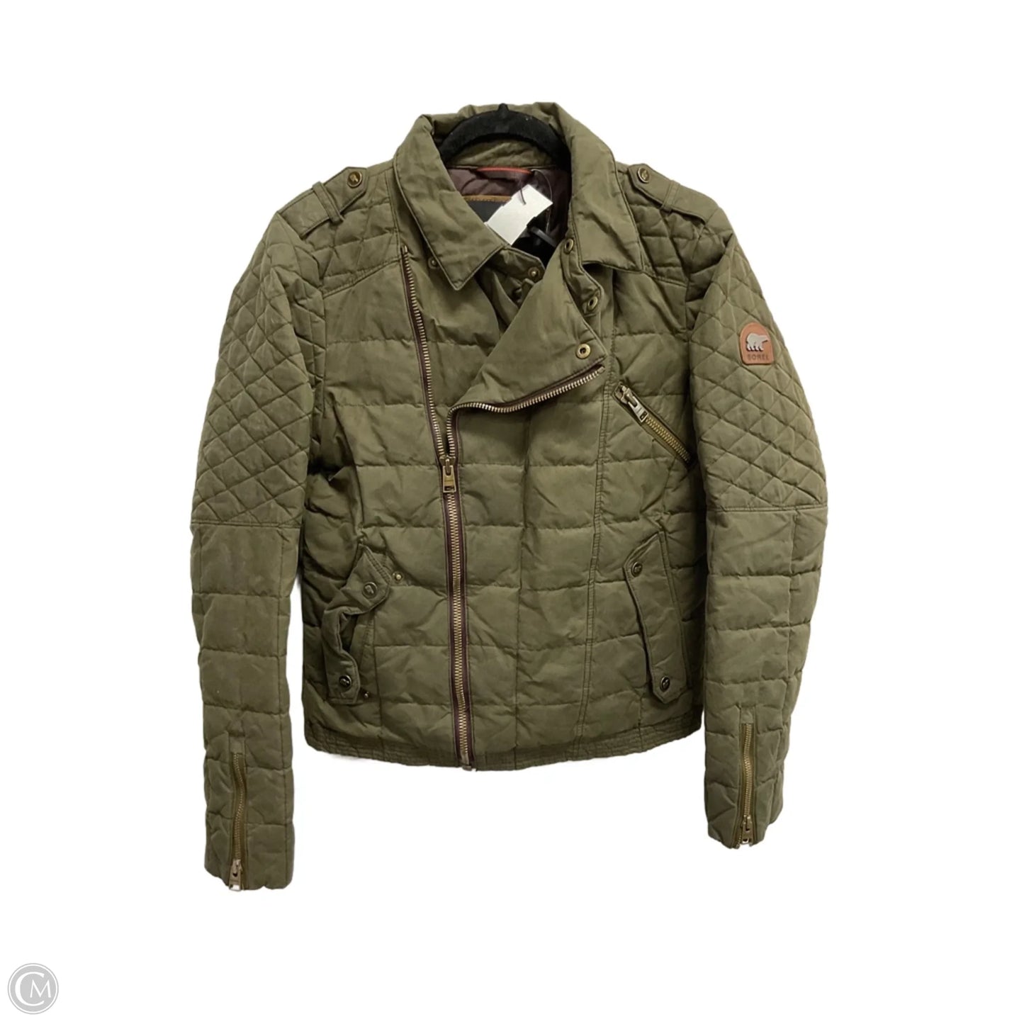 Coat Puffer & Quilted By Sorel In Green, Size: L