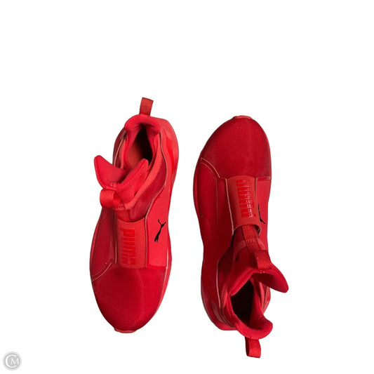 Shoes Athletic By Puma In Red, Size: 8