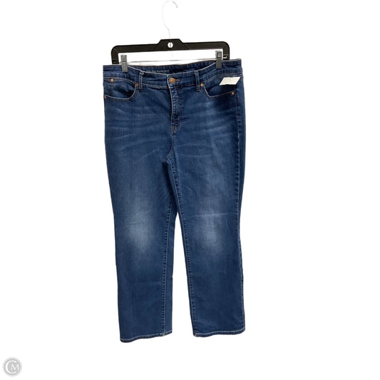 Jeans Cropped By Talbots In Blue, Size: 12p