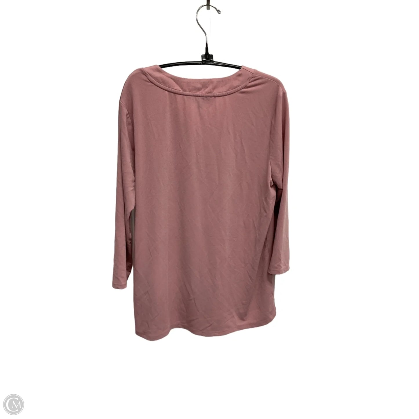 Top Long Sleeve By Banana Republic In Pink, Size: M